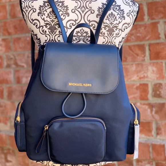 Michael Kors Handbags - NWT Michael Kors Large Abbey Cargo Backpack Nylon